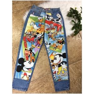 Vintage NWT Disney mickey Jeans JouJou Mom High